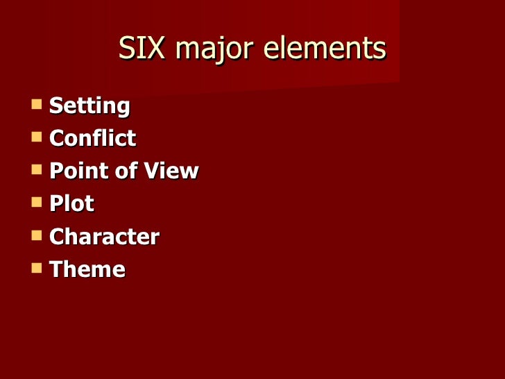 story elements short stories elements of a good short story